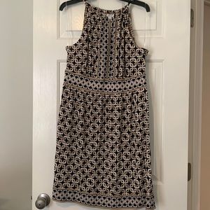 New York and company EUC midi dress with keyhole design at chest. Size XL